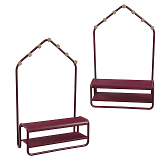 Fermob Bench Shoe Changing Stool 3d model
