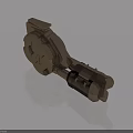 Smart Machine Precision Mechanical Lock Component With Key And Gear Structure