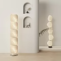 Floor lamp combination 3d model