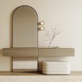 Dressing table stool wall lamp 3d model