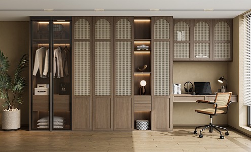 Modern wardrobe 3d model