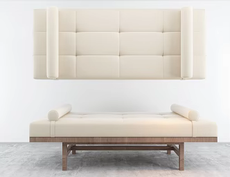 Modern sofa stool 3d model