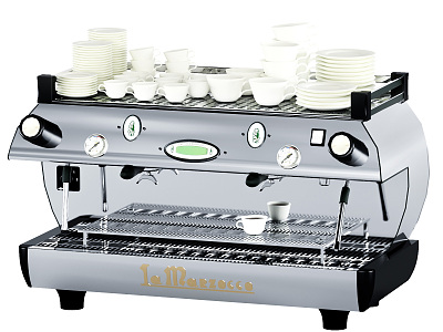 Modern coffee machine model