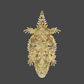 Low Poly Reptile Lizard Design With Geometric Scales Spikes And Open Mouth