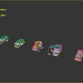 Bus School Bus Van Box Bus Bus Tourist Bus Coach 3d model