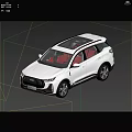 White SUV With Panoramic Sunroof Red Interior Stylish Wheels And Modern Front Design