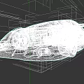 Green And White Racing Car With GP Logo Pirelli Branding Streamlined Body Design
