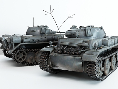 modern tank armored vehicle model