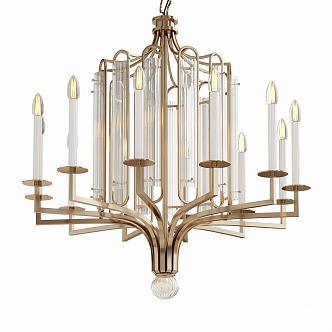 metal chandelier 3d model