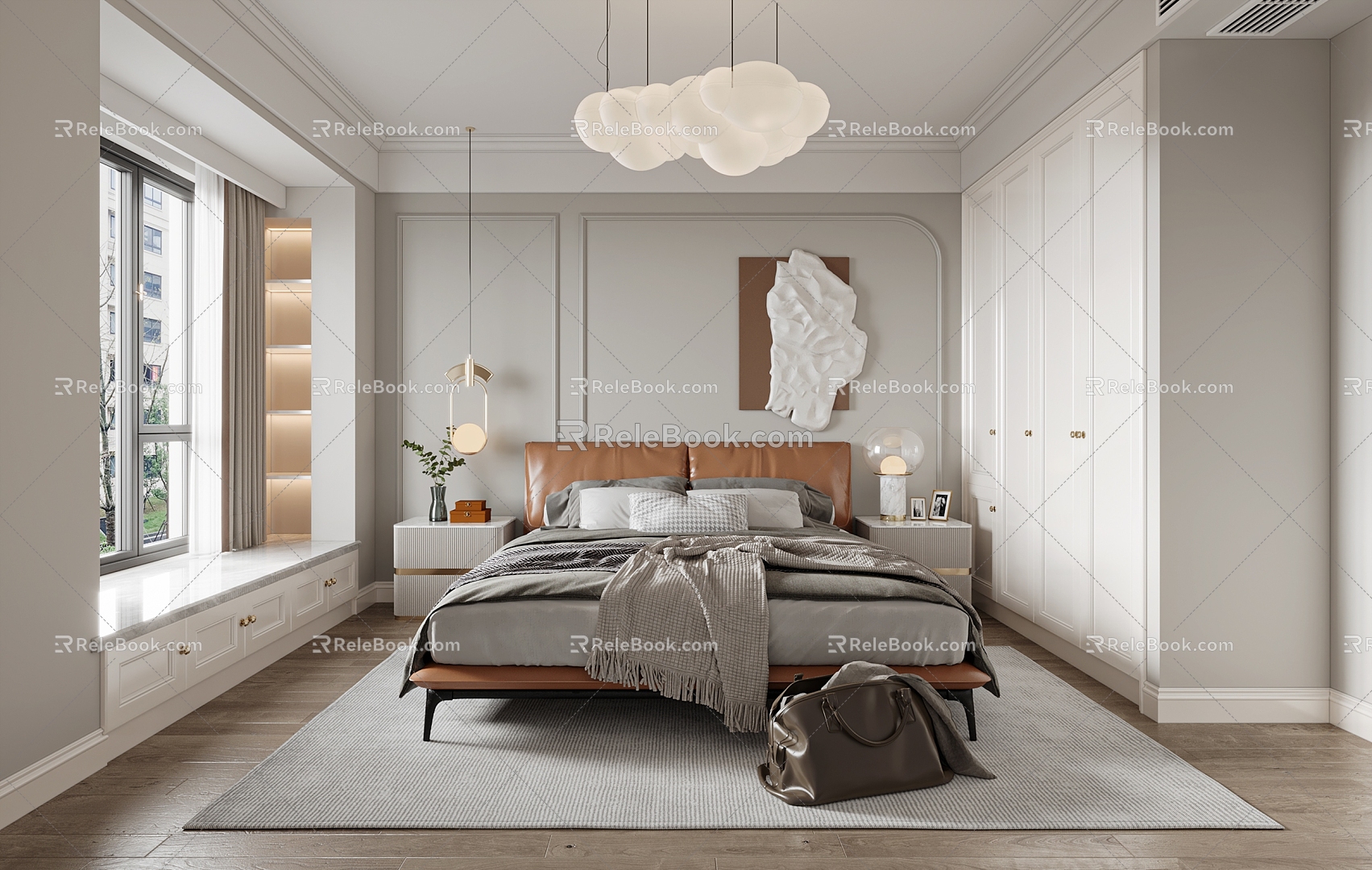 Modern Bedroom 3d model