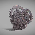 Industrial Equipment Mechanical Interconnected Metal Gears For Precision Machinery Systems