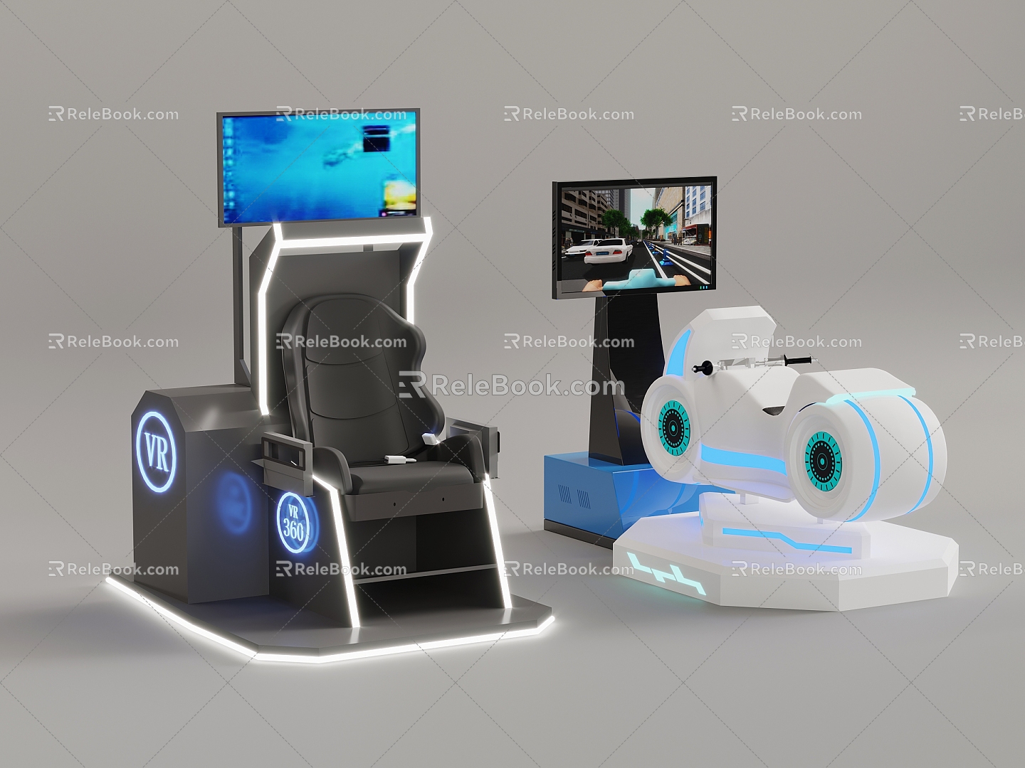 Experience machine game equipment 3d model