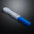 Reliable Home Pregnancy Test Stick With White And Blue Handle And Clear Result Window