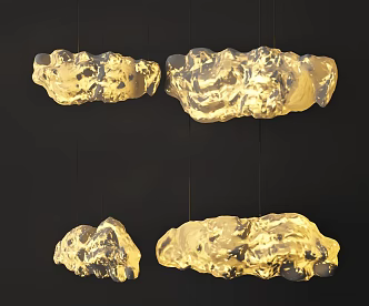 Modern Chandelier Art Chandelier Decorative Chandelier Cloud Chandelier 3d model