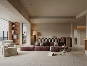 The Silent Living Room 3d model