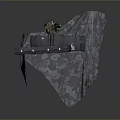 Military Weapons Storage Setup With Camouflage Cloth Helmet And Storage Cases