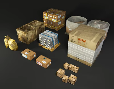 Modern Goods 3d model Modern Goods 3d model