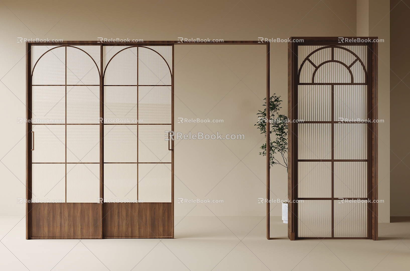 sliding door 3d model