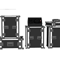 Durable Heavy Duty Equipment Cases with Metal Frames Latches and Handles for Secure Transportation