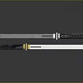 Final Fantasy Big Swords Final Fantasy Weapon Knife Magic Knife Weapon Cold Weapon Realistic 3d model
