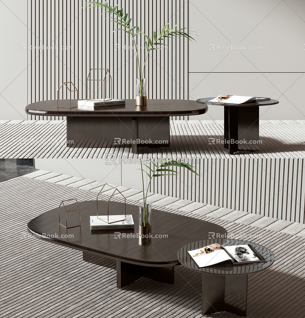 Modern Minotti coffee table 3d model