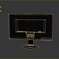 Sleek Modern Flat Panel Monitor With High Definition Screen And Metallic Base Design