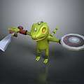 Frog Poison Frog Game Frog Reptile Cold Blooded Animal Reptile 3d model