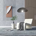 Modern single sofa 3d model