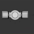Metallic Modular Lighting Combination With Precise Dimension Marked Structural Installation Components
