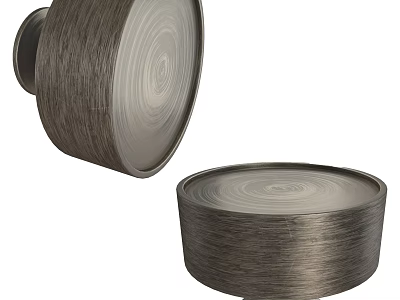 Modern Textured Wall Lamps With Brushed Metal Finish For Home Decor 3d model