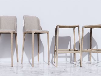 Modern Bar Chair Bar Stool High Stool 3d model