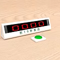 Interactive Zone Digital Timer Device For 10 Second Challenge With Green Button 3d model