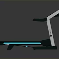 Modern Treadmill With Digital Display And Blue LED Light For Home Gym