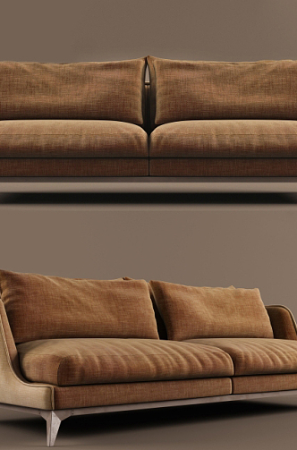 Double sofa 3d model