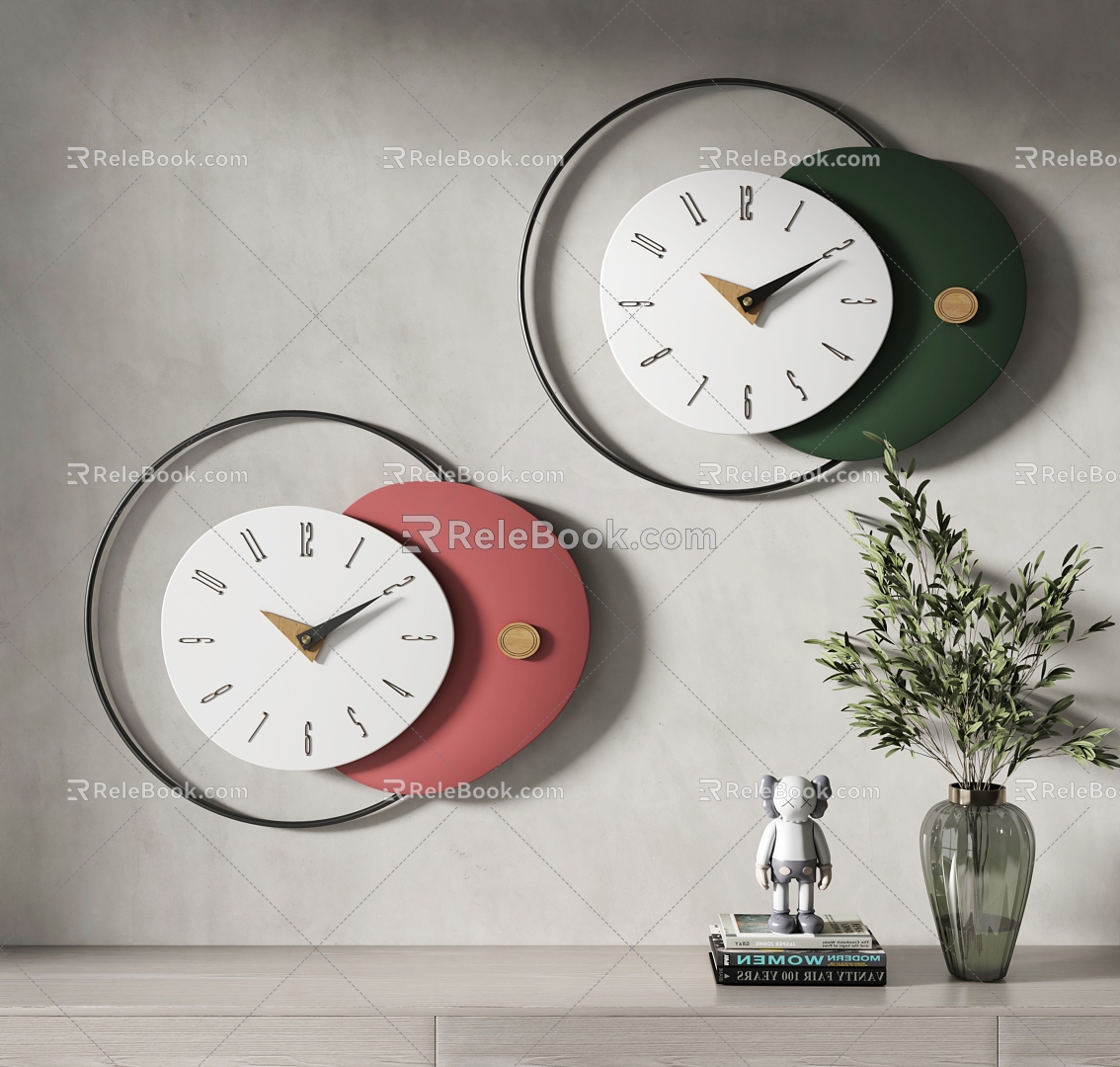 Modern Clock 3d model