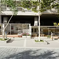 Container Building Container Cafe Container Device 3d model