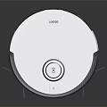 Modern Smart Robotic Vacuum Cleaner with White Sleek Design for Efficient Home Cleaning