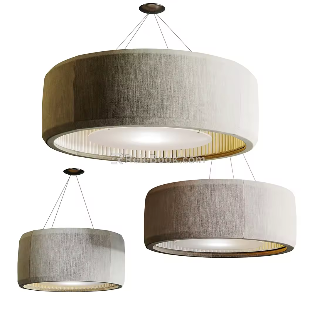 Modern chandelier 3d model