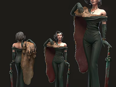 Game Characters 3d model