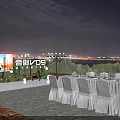 Hycan V09 Car at Large Outdoor Launch Event with Stage Lighting and Night Scene