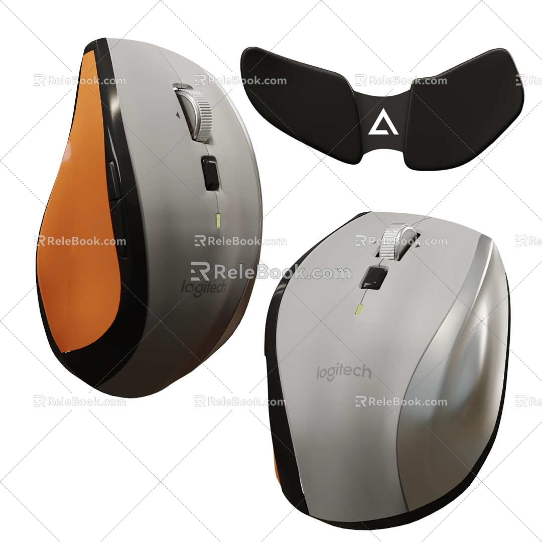 Modern Mouse Logitech Mouse 3d model