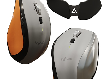 Modern Mouse Logitech Mouse 3d model