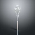 Stainless Steel Kitchen Whisk With Simple Design For Home Baking And Cooking