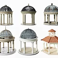 European-style pavilion 3d model