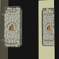 Public Coffee Vending Machine With Illuminated Design And Coffee Cup Icons