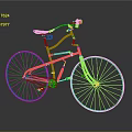 Vintage Bicycle With Black And Silver Frame Large Wheels Classic Design