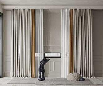 Modern Curtains 3d model