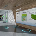 China Power Construction Corporate Exhibition Hall With Starry Ceiling Tech Displays And Map Projections