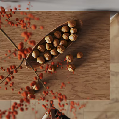 Modern fruit plate fruit plate ornaments 3d model Modern fruit plate fruit plate ornaments 3d model