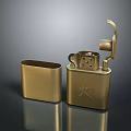 Lighter Mechanical Lighter Kerosene Lighter Windproof Lighter Realistic 3d model